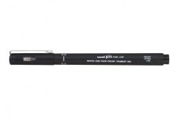Rajzmarker, 0,2 mm, UNI PIN, fekete