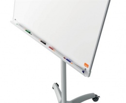 Flipchart tábla, mobil, mágneses felület, 70x100 cm, EcoLabel, NOBO "Premium Plus", fehér