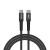 USB kábel, USB-C - USB-C, 1,2 m, 60W, mágneses, VERBATIM, fekete